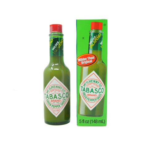 Tabasco Milder jalapeño Flavor Green Pepper Sauce 5 FL (148mL)