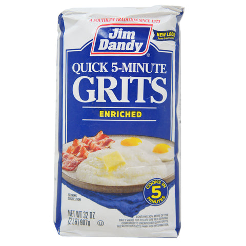 Jim Dandy, Quick 5-Minutes Grits, Enriched, 32 oz