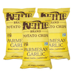 Kettle, Brand Potato Chips, Parmesan Garlic, 8.5 oz (3 pack)