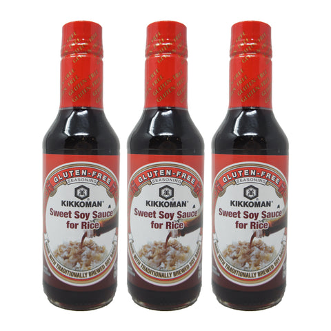 Kikkoman Sweet Soy Sauce For Rice 10 oz (3 Pack)