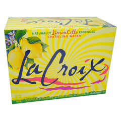 La Croix, Naturally Limon Cello Essenced, Sparkling Water, 12 oz (12 cans)