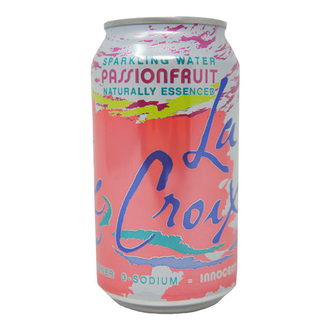 La Croix, Naturally Passionfruit Essenced, Sparkling Water, 12 oz 