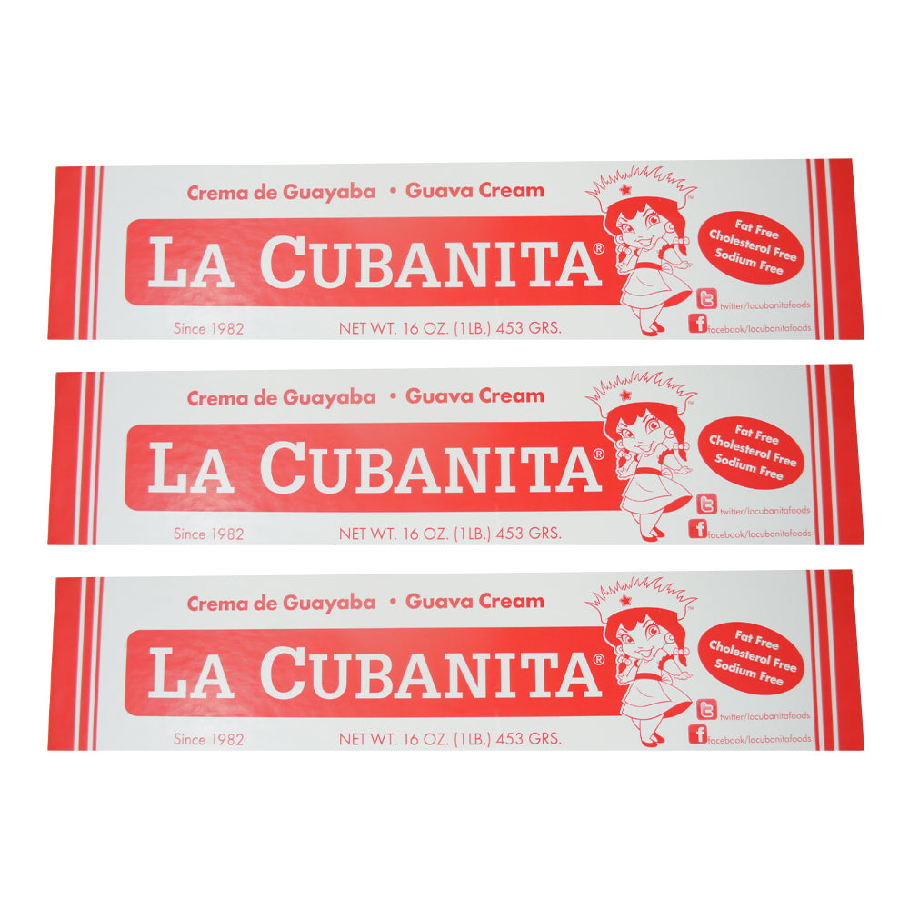 La Cubanita, Guava Cream, Crema De Guayaba, 16 oz (3 pack)