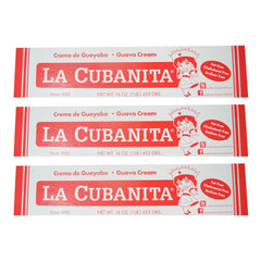 La Cubanita, Guava Cream, Crema De Guayaba, 16 oz (3 pack)