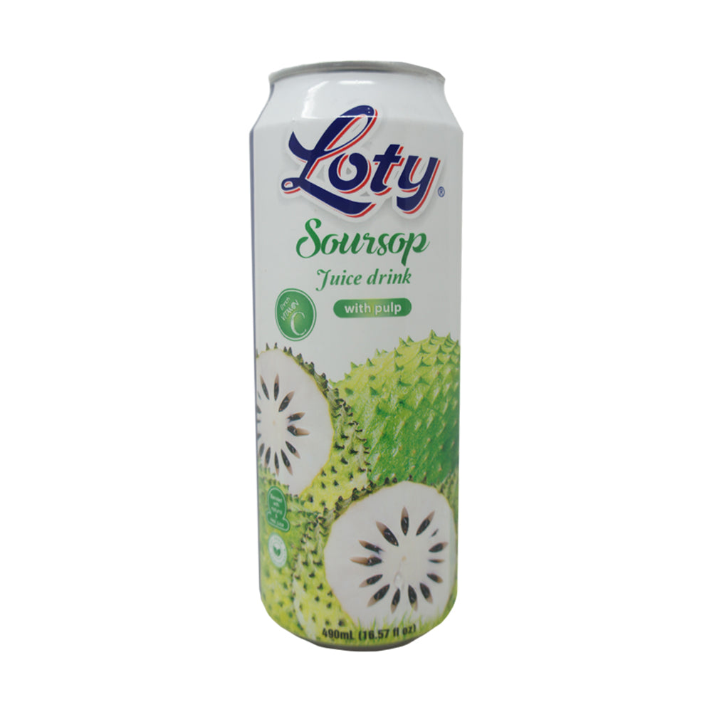 Loty Soursop, Juice Drunk, With Pulp, Natural and Real Juice 16.57 FL OZ