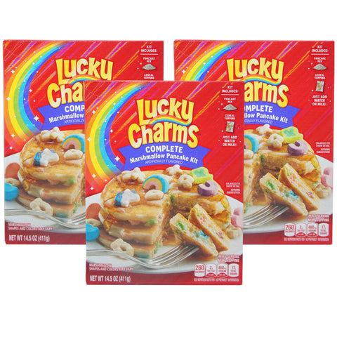 Lucky Charms, Complete Marshmallow Pancake Kit, 14.5 oz (3 Pack)