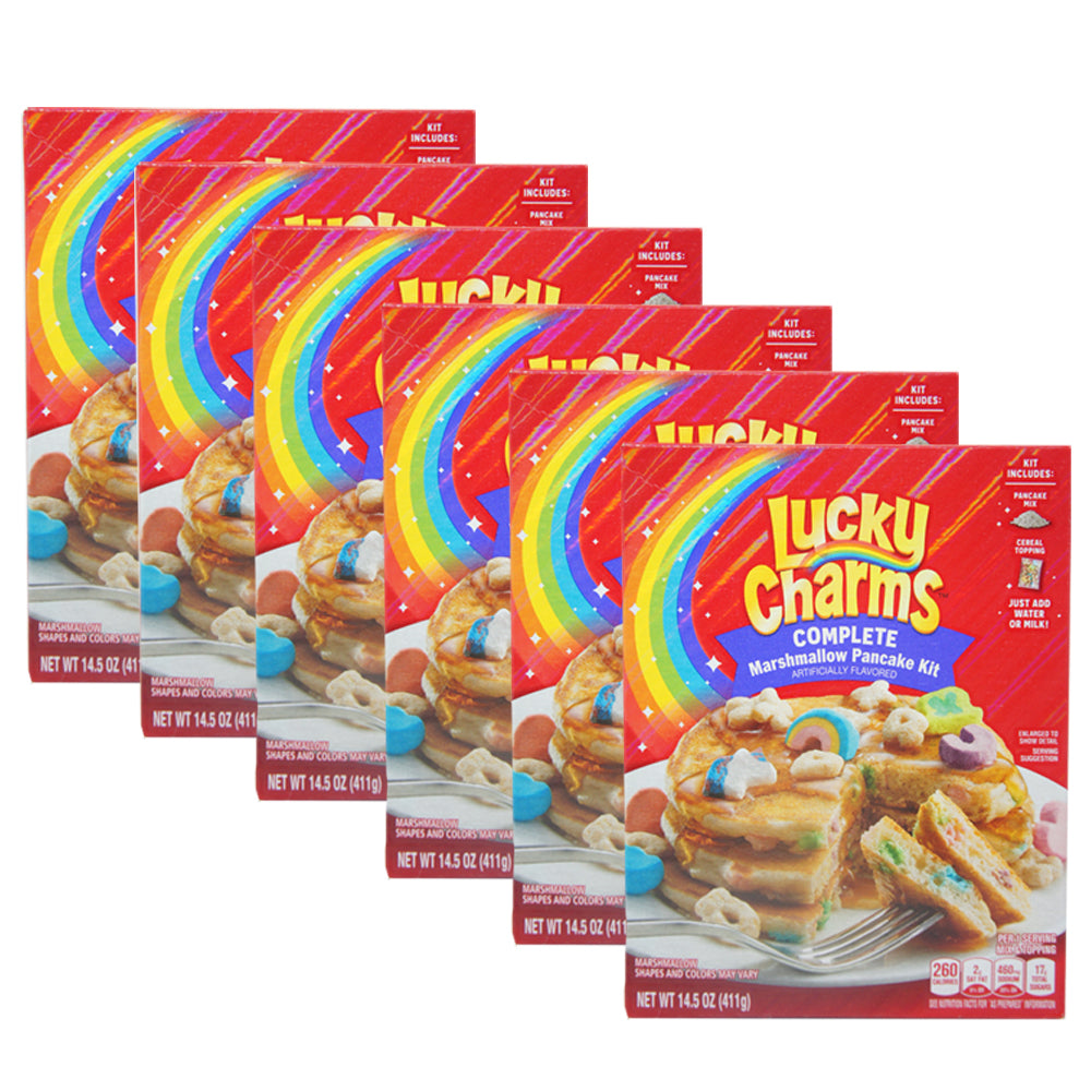 Lucky Charms, Complete Marshmallow Pancake Kit, 14.5 oz (6 Pack)