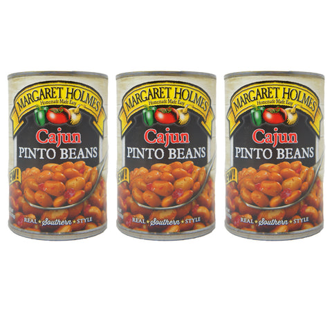 Margaret Holmes, Cajun Pinto Beans, 15 oz (3 pack)