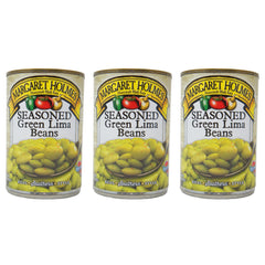 Margaret Holmes, Seasoned Green Lima Beans, 15 oz (3 Pack)