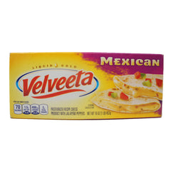 Velveeta Mexican liquid gold Cheese with Jalapeño Peppers, 16 oz Bar