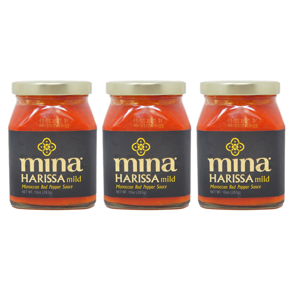 Mina, Harissa Mild, Moroccan red Pepper Sauce, 10 oz