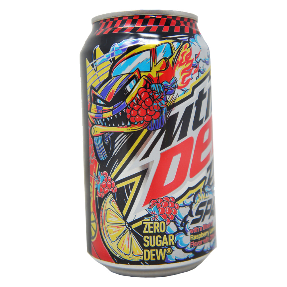 Mountain Dew Zero Sugar, Spark With A Blast Of Raspberry Lemonade, 12 oz (12 pack) 1