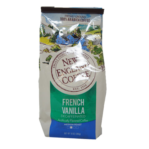 New England Coffee, French Vanilla, Decaffeinated, 10 oz