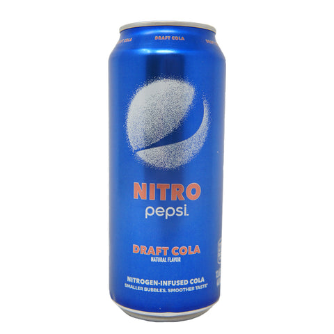 Nitro Pepsi, Draft Cola Natural Flavor, 13.65 oz  Can