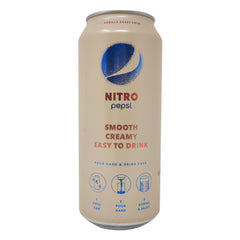 Pepsi Nitro, Draft Cola - Vanilla Natural Flavor, 13.65 oz Can 1