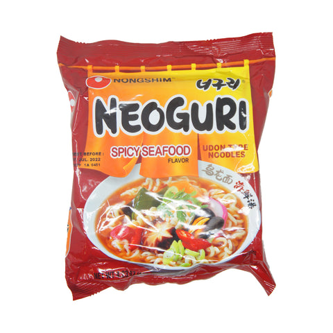 Nongshim, Neoguri Spicy Seafood Flavor, 4.23 oz