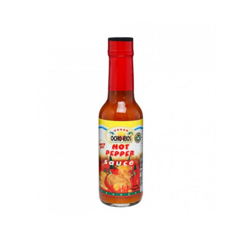 Ocho Rios Super Hot Pepper Sauce 5.5 fl oz Bottle - theLowex.com
