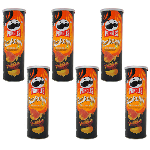 Pringles, Scorchin Cheddar, 5.5 oz 6