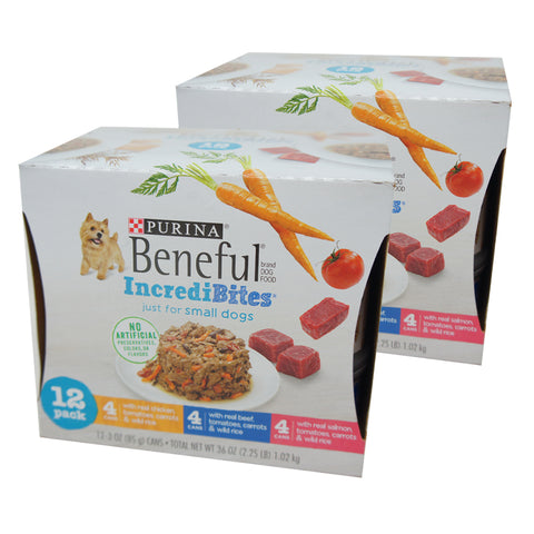 Pruina, Beneful IncreditBites Just For Small Dogs, 3 oz (2 pack)