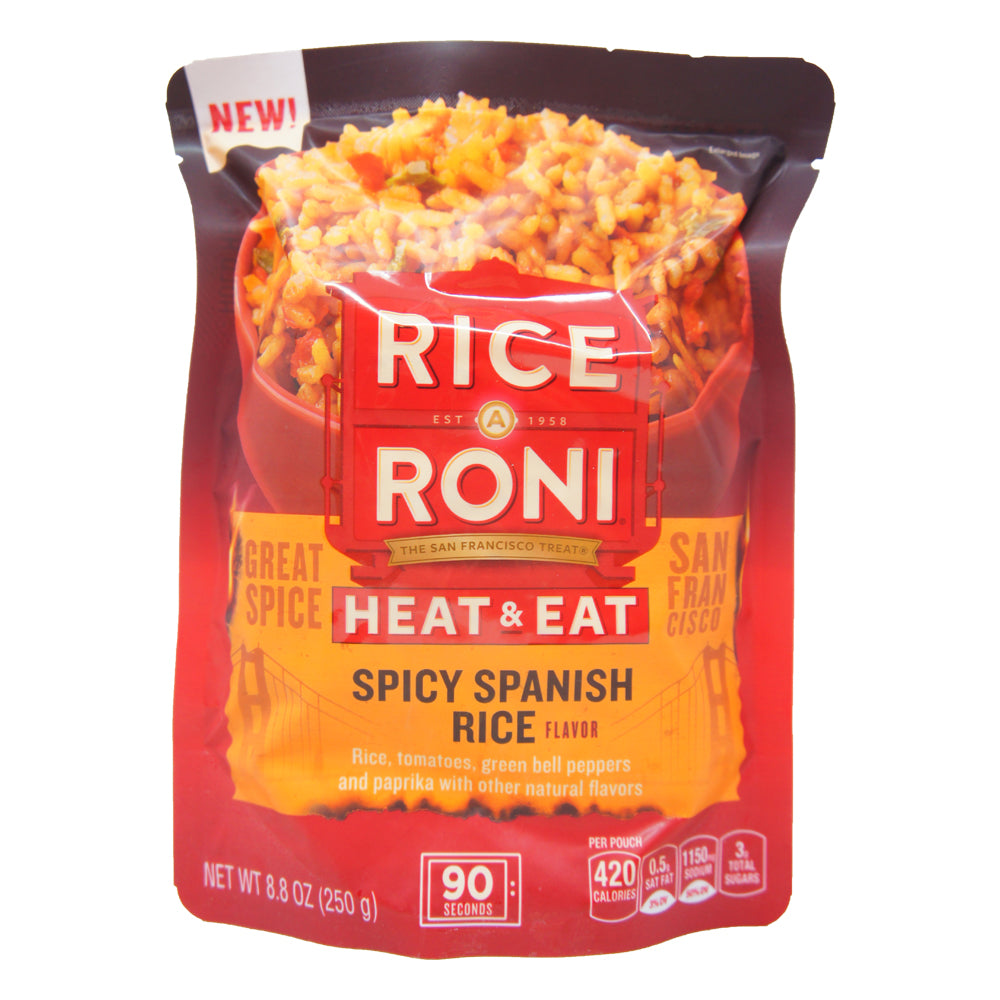 Rice Roni, Heat & Eat, Spicy Spanish Rice Flavor, 8.8 oz
