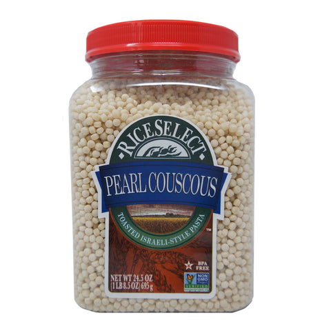 Rice Select, Pearl Couscous Toasted Israeli-Style Pasta, 24.5 oz