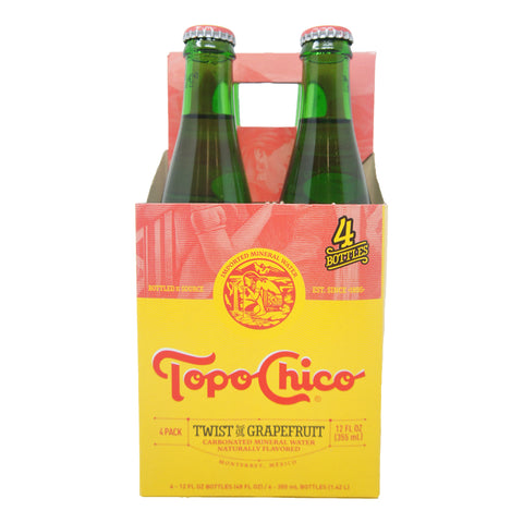 Topo Chico Twist Of Grapefruit, 12 Oz (4 Pack)