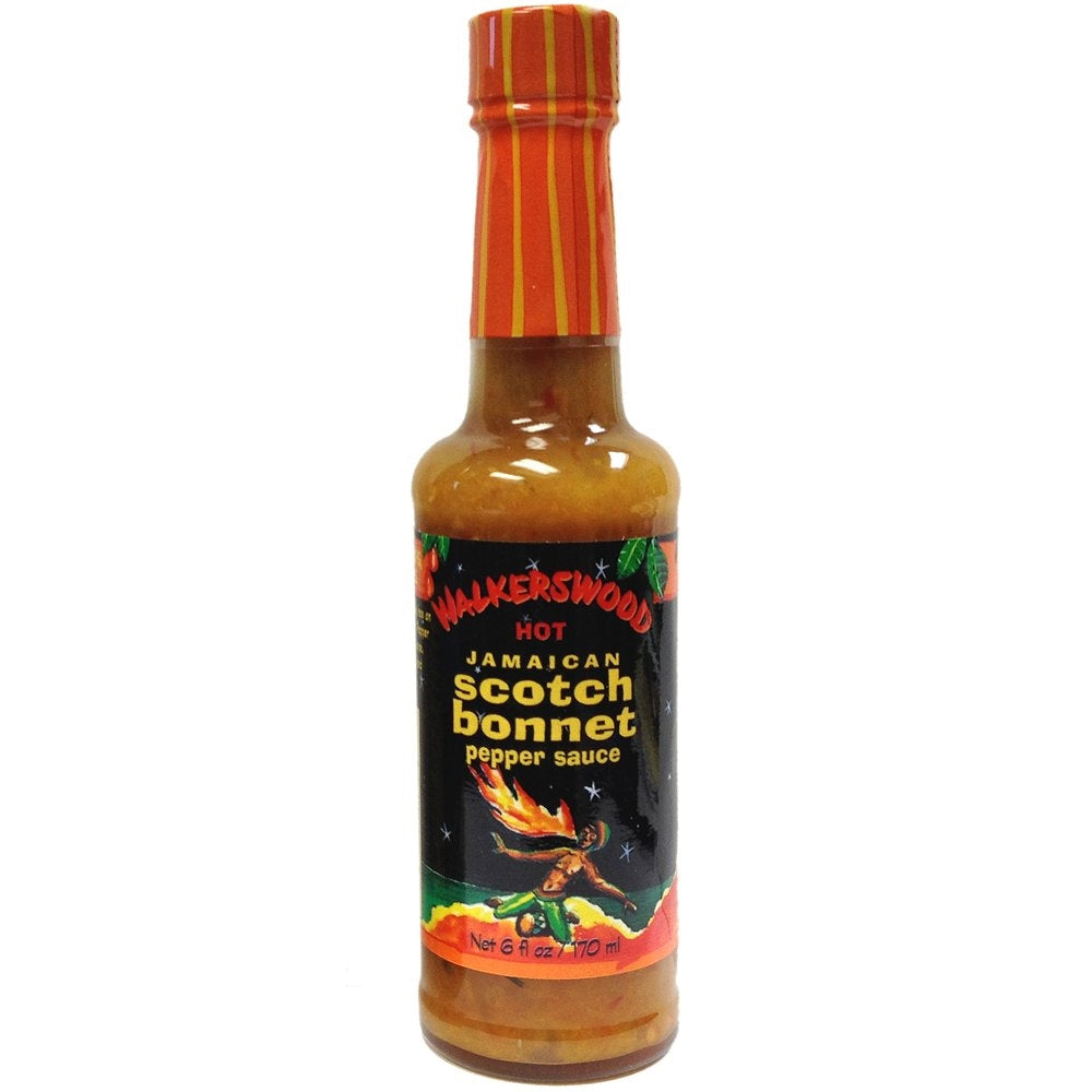 Walkerswood Jamaican Scotch Bonnet Pepper Sauce, Hot, 6 fl oz Bottle - theLowex.com
