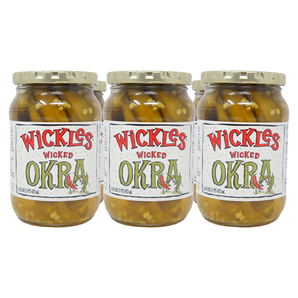 Wickles Wicked Okra Pickles 16 oz 