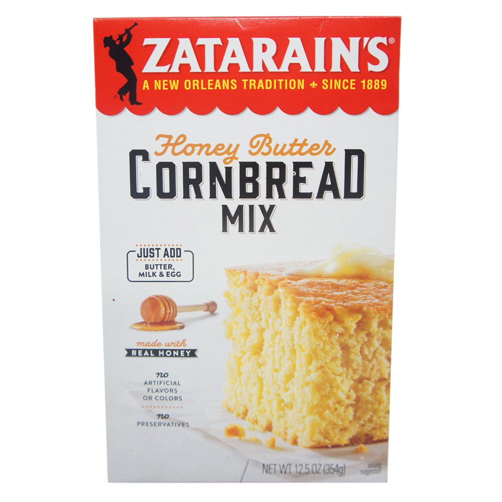 Zatarain's, Honey Butter Cornbread Mix, 12.5 oz