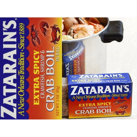 Zatarain's Extra Spicy Crawfish, Shrimp and Crab Boil in Bag - 3 Ounces