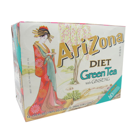 Arizona, Green Tea 11.5 OZ (12 Pack)