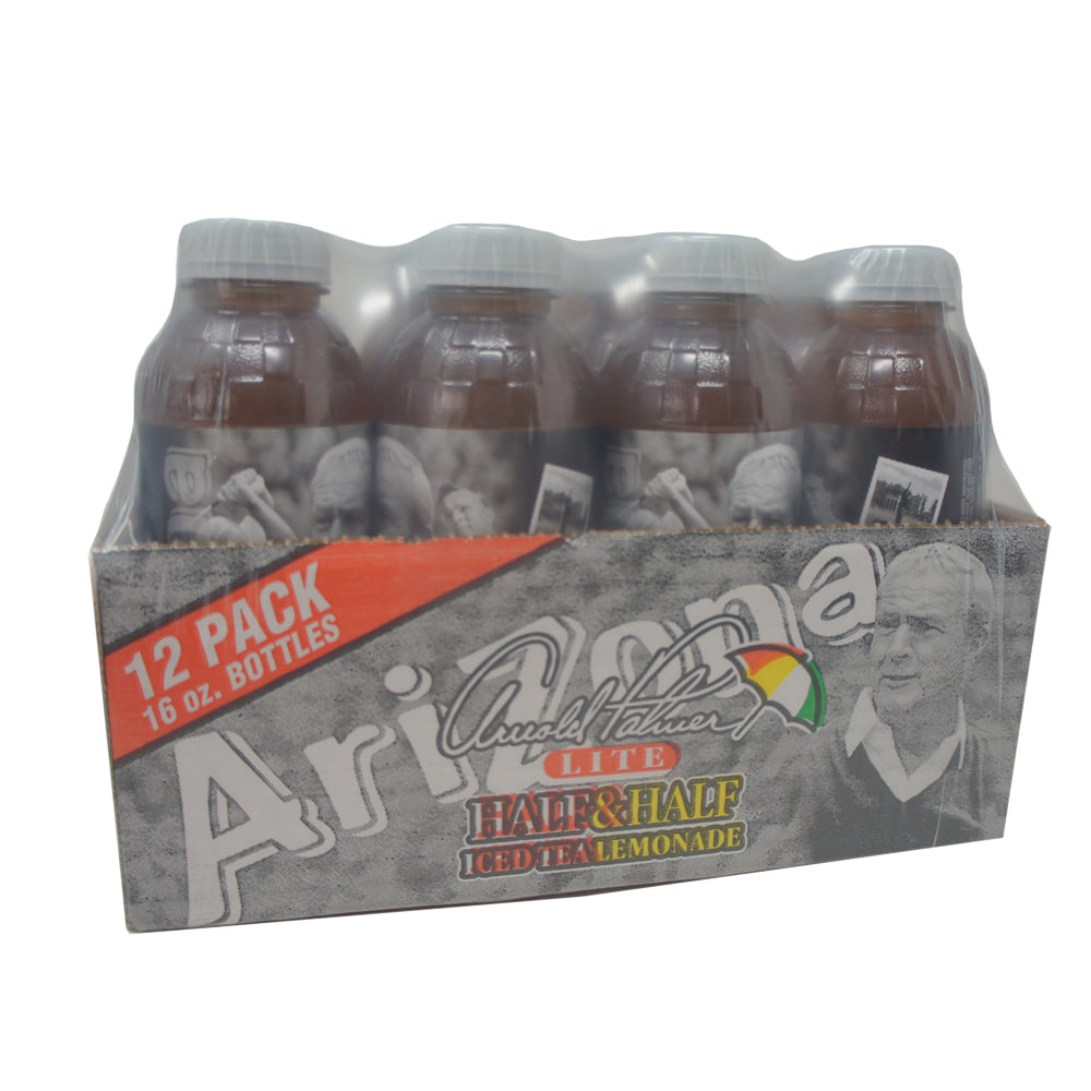 Arizona, Lite, Half y Half IcedTea, Lemonade 16 OZ (12 Pack)