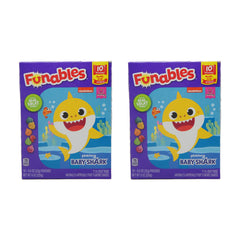 Pinkfong Nickelodeon Baby Shark Fruit Gummy Snacks, 10 Pouches per Pack (2 Pack)