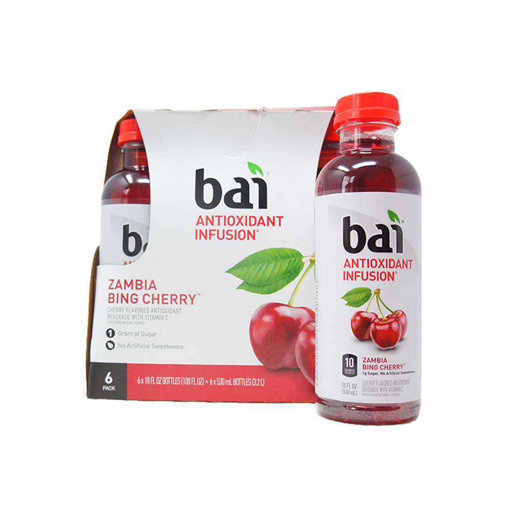 Bai Zambia Bing Cherry Flavored Water, Antioxidant Infusion
