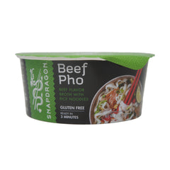 Snapdragon, Beef Pho Bowl, Beef Flavored Broth with Rice Noodles, 2.1 oz Pack