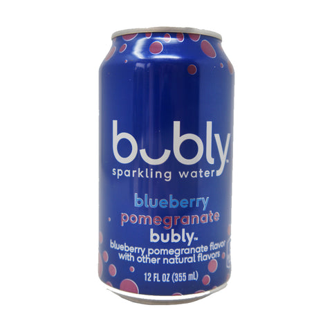 Bubly Sparkling Water, blueberry Pomegranate