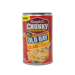 Campbell's Chunky Soup Clam Chowder Old Bay Seasoned, 18.8 oz Can
