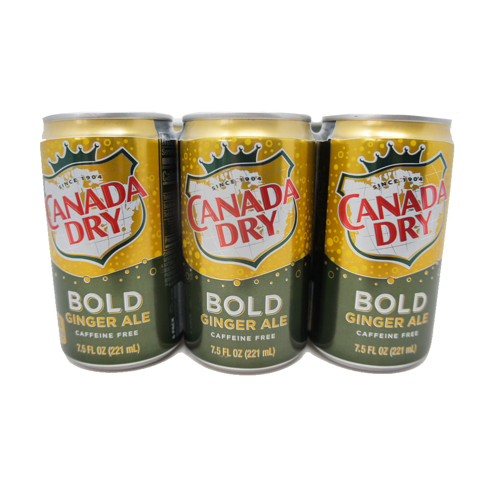 Canada Dry, Bold Ginger Ale, 7.5 oz (6 pack)