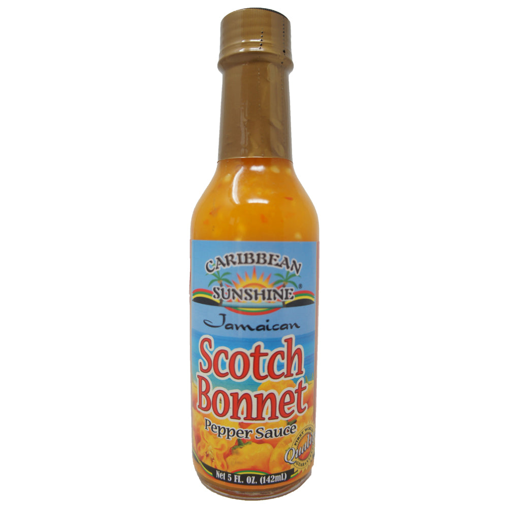 Caribbean Sunshine Jamaica Scotch Bonnet Pepper Sauce, 5 oz