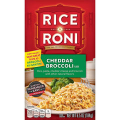 Rice A Roni Boxed Rice Mix Cheddar and Broccoli