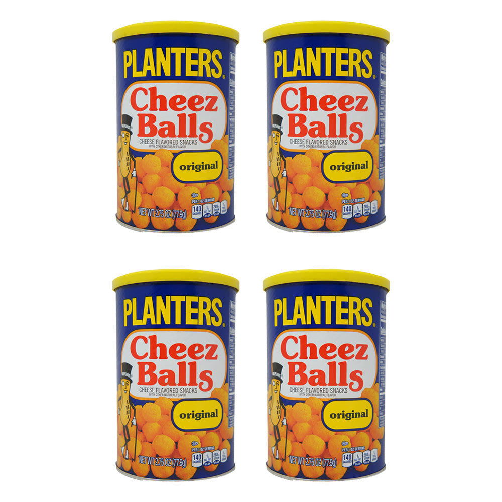 Planters Cheez Balls, Cheese Flavored Snacks, 2.75 oz (2, 3 and 4 pack)