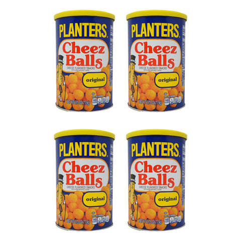 Planters Cheez Balls, Cheese Flavored Snacks, 2.75 oz (2, 3 and 4 pack)