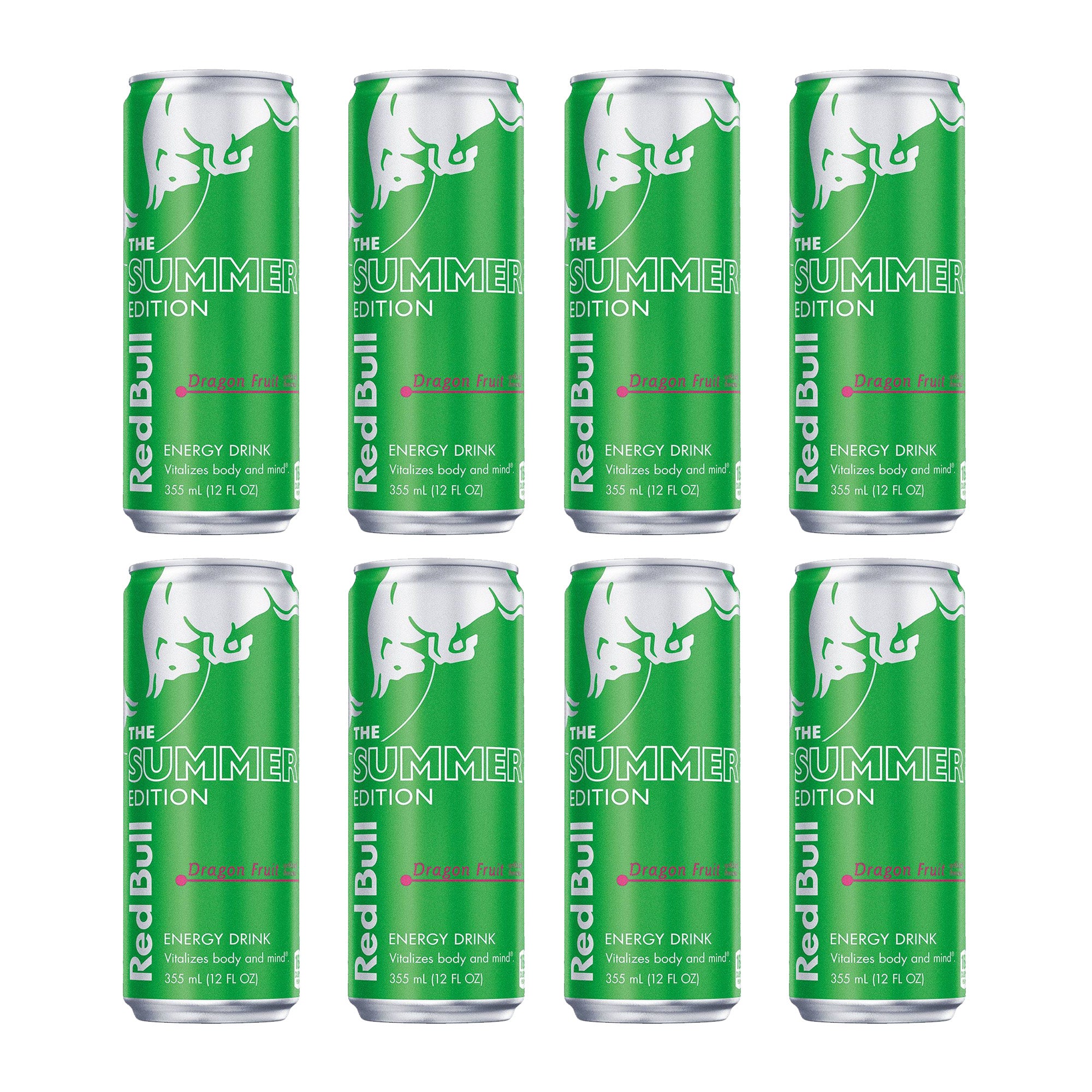 Red Bull Energizer Drink, Dragon Fruit, 8-pack