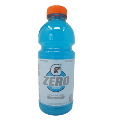 Gatorede, Zero Sugar Thirst Quencer, Cool Blue, 20 OZ ( 8 Pack)