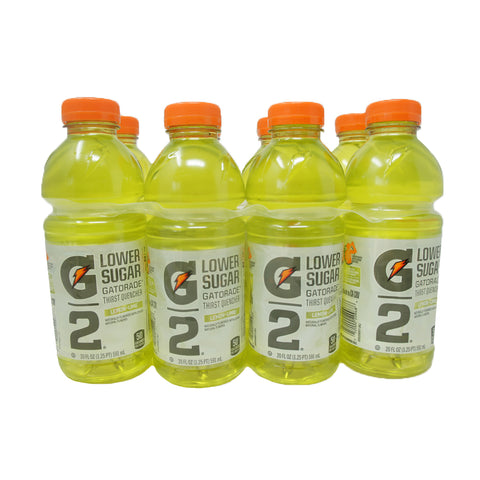 Gatorede, Lower Sugar, Thirst Quencer, Lemon-Lame, 20 OZ ( 8 Pack) (1)
