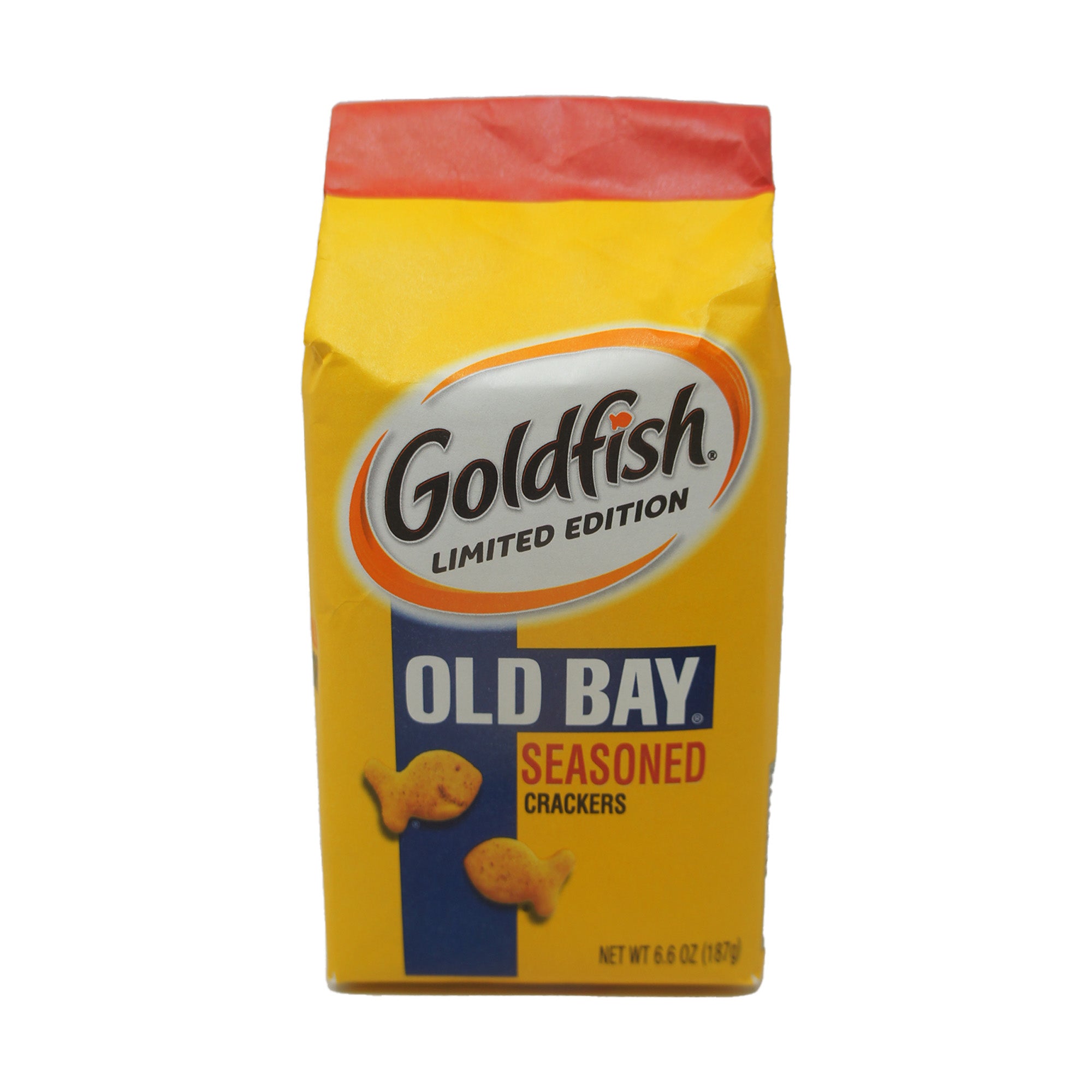 Goldfish Crackers, Old Bay Seasoned, Limited Edition, 6.6 oz per Pack