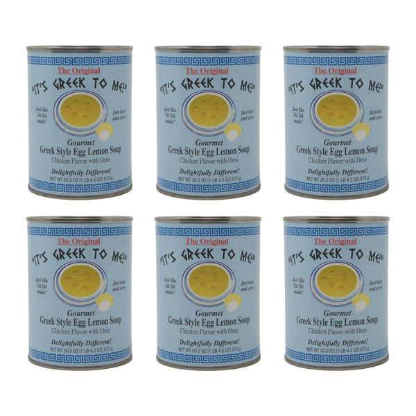 It's Greek to Me Gourmet Greek Style Egg Lemon Soup, 20.2 oz Can