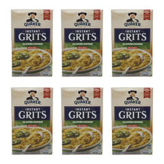 Quaker Instant Grits, Hot and Spicy Jalapeño Cheddar, 12 oz, 6 Pack