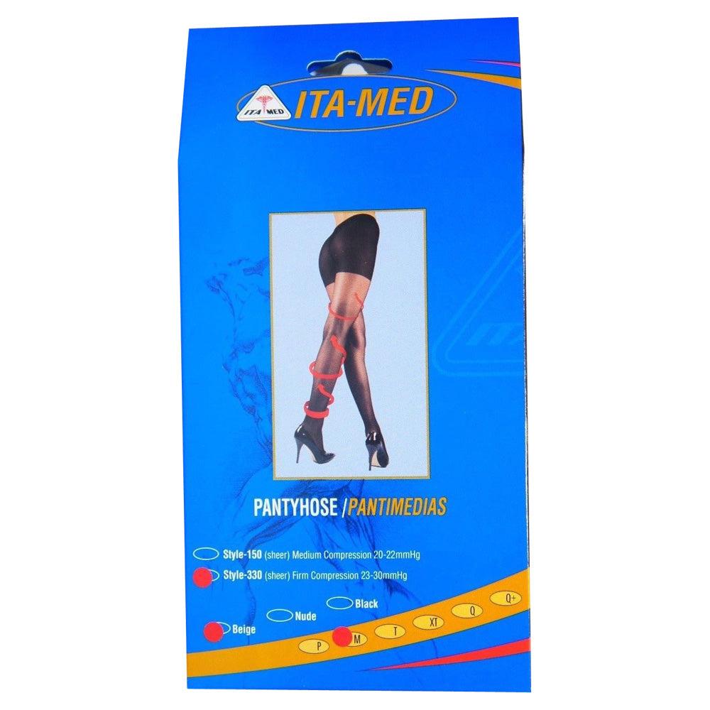 Ita-Med 330 Sheer Compression Pantyhose, 20-30 mmHg