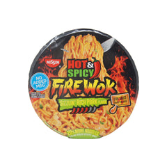 Hot & Spicy Firewok, Sizzlin' Rich Pork Flavor, 4.37 oz per Pack